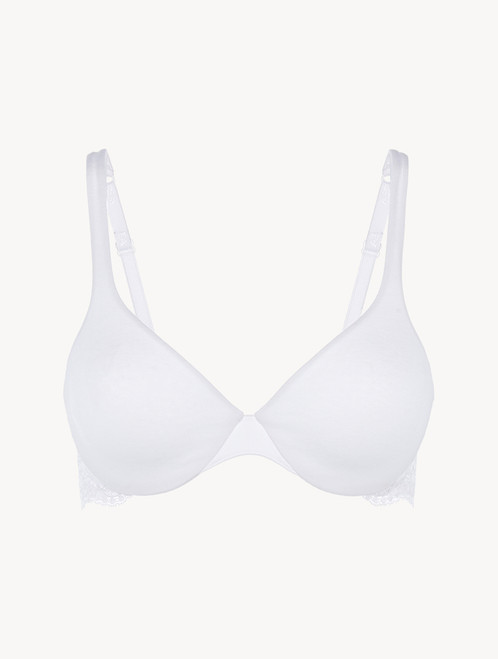 White lace and cotton underwired bra_5
