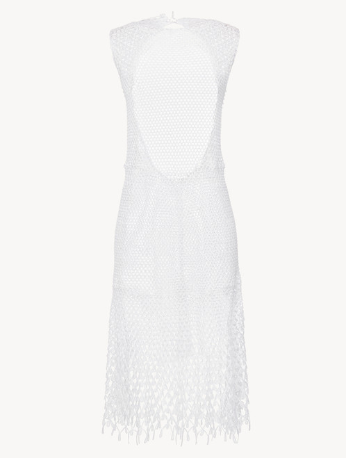 Soutache midi dress in White_4