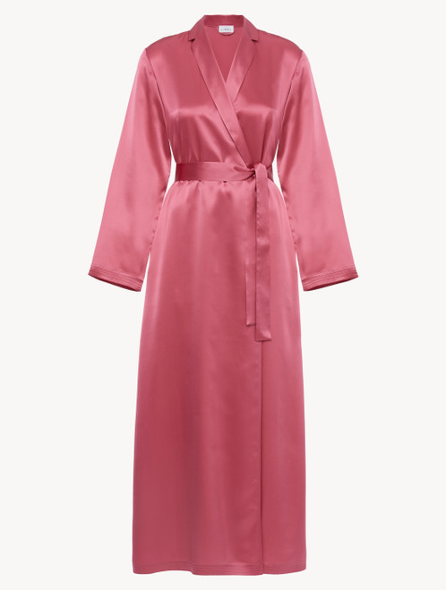 Silk long robe in wild orchid_6