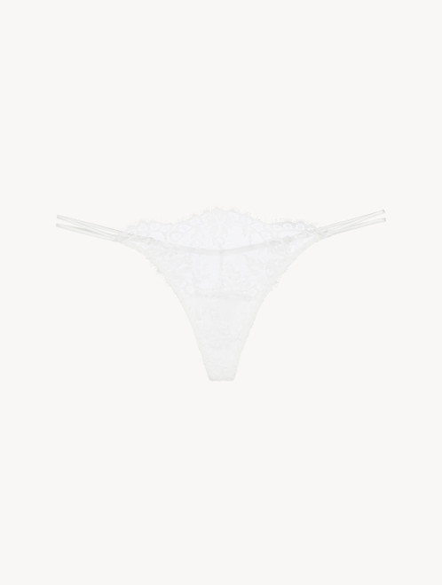 Off-white Leavers lace thong_4