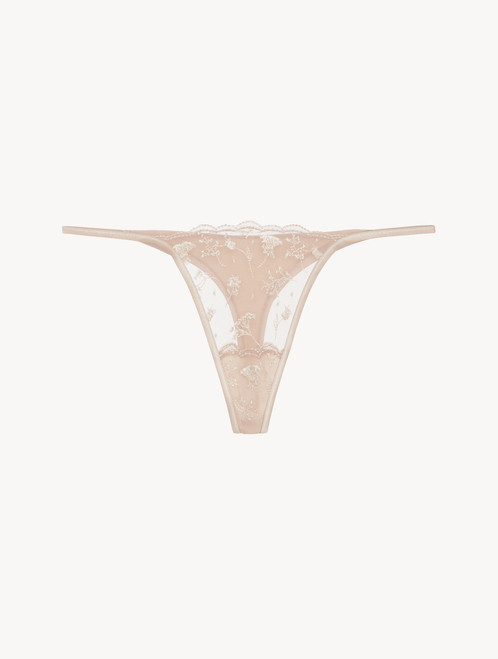 Thong in Halo and Ivory Nude with embroidered tulle_4