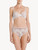 Underwired bra in off-white Leavers lace