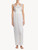 Halterneck nightgown in off-white silk with Leavers lace