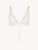 Triangle Bikini Top in white with metallic embroidery_0
