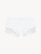 White cotton sleep shorts_0