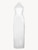 Off-white silk halterneck nightdress with Leavers lace trim_0