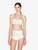 Off-white silk sleep shorts with macramé frastaglio_3