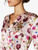 Silk floral print short Robe_3