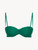 Bandeau Bikini Top in green_0