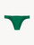 Bikini Brief in green with pleat detailing_0