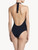 Non-wired swimsuit in midnight blue_2