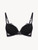 Black stretch Leavers lace push-up bra_0