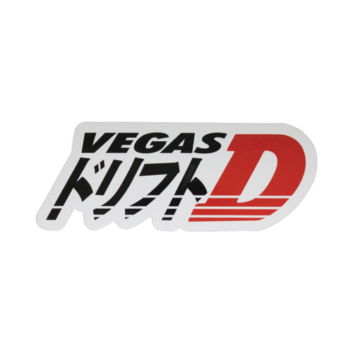 Vegas D Sticker