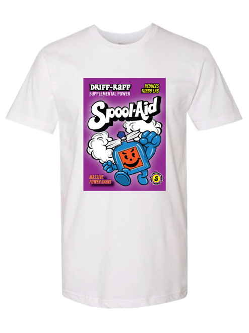 Spool Aid White T-Shirt | By Driff Raff Spool Aid White T-Shirt | By Driff Raff