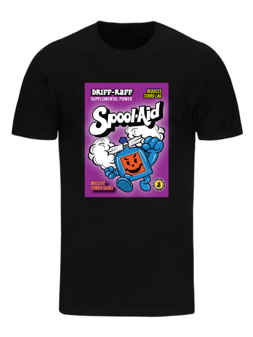 Spool Aid Black T-Shirt | By Driff Raff Spool Aid Black T-Shirt | By Driff Raff