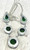 One-of-a-Kind Raw Azurite Malachite Druzy Statement Necklace in .925 Sterling Silver