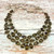 Artisan Smoky Quartz Statement Bib Necklace - 925 Sterling Silver Teardrop Design (116g)