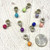 Bulk 50-Pack Dangle Charm Glitter Balls (8mm) – Mixed Color Wholesale Lot for European & Pandora-Style Bracelets