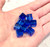 10mm Blue Glass Cube Beads (19 Pack) - Just Ship It Shop