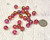 Pink Swirl Glass Beads 9mm (75 Pack) | Just Ship It Shop