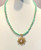 Boho 4mm Glass Beaded Sun and Moon Pendant Necklace | Adjustable