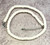 Unisex White Poly Clay Bead Surfer Necklace - Adjustable (17-19")