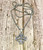 316L Stainless Steel Celtic Cross Pendant Necklace | Druid Solar Cross 23" Chain