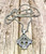 316L Stainless Steel Celtic Cross Pendant Necklace | Druid Solar Cross 23" Chain