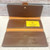 Women's Brown Studded PU Leather Wallet – Continental Fold-Over Design