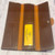 Women's Brown Studded PU Leather Wallet – Continental Fold-Over Design