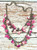 Paparazzi Pebble Pioneer Pink Necklace | 16"-19" Adjustable Silver Chain