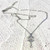 Silver Key to Your Heart Pendant Necklace - Rhinestone Jewelry | Just Ship It Shop
