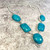 Handcrafted .925 Sterling Silver Santa Rosa Blue Turquoise Statement Necklace – 19” Artisan Jewelry