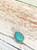 Blue Howlite Teardrop Pendant Necklace – Silver Plated Statement Jewelry
