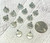Antique Silver Tree of Life Charms (Pack of 15) – "Beads of Life" Double-Sided Metal Pendants