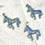 Double-Sided Running Horse Pendant Charm - Silver Tone Metal Alloy