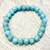 Turquoise-Style Poly Beaded Stretch Bracelet (8mm) | Just Ship It Shop