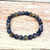 Natural 8mm Lapis Lazuli Beaded Bracelet – Stone of Wisdom & Truth