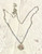 Silver Plated Sweet Heart Pendant Necklace with Bow & Rhinestones