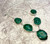 Handcrafted Green Solar Quartz Statement Necklace – 925 Sterling Silver – 19.75"