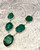 Handcrafted Green Solar Quartz Statement Necklace – 925 Sterling Silver – 19.75"