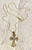 18K Gold Cross Pendant Necklace with Diamond Accents | Just Ship It Shop