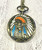 Antique Bronze Native American Pocket Watch - Wild West Style Necklace