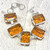 Vintage Statement Baltic Amber & 925 Sterling Silver Rectangular Link Bracelet