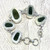 Sterling Silver Tiger Cowrie Shell Statement Bracelet