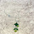Handcrafted Botanical Multi-Gemstone Pendant Necklace in .925 Sterling Silver – Peridot & Chrome Diopside Garden Design