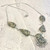 Handmade Dalmatian Jasper & .925 Sterling Silver Statement Necklace – 21.5" Multi-Stone Collar