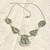 Handmade Dalmatian Jasper & .925 Sterling Silver Statement Necklace – 21.5" Multi-Stone Collar