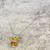 Large Sterling Silver Butterfly Citrine & White Topaz Pendant Necklace, 20" Snake Chain