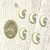 Resin Moon Cabochons Flat Back Glue On (7 Pack) | Just Ship It Shop